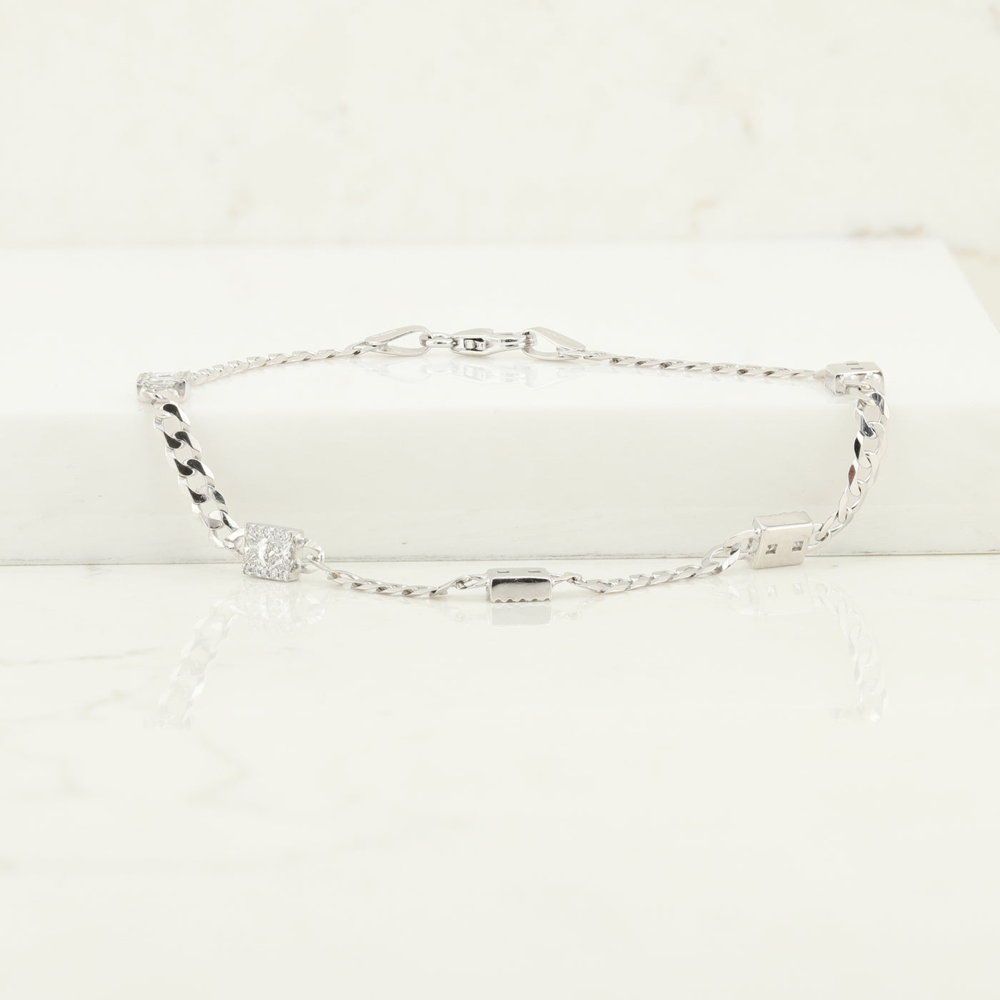 White Gold Diamond Bracelet