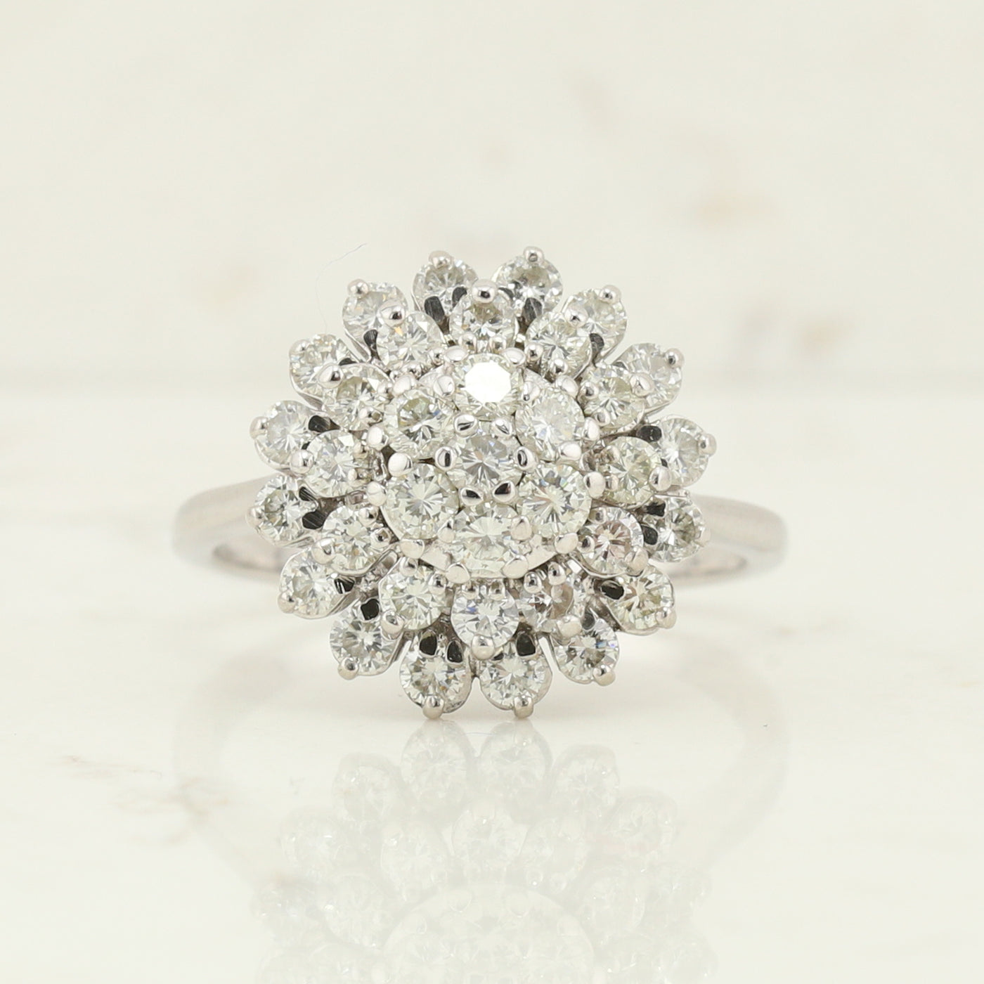 White Gold Diamond Ring