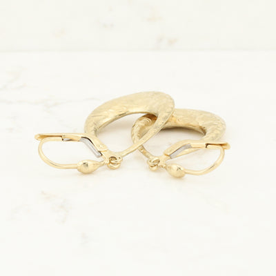 Yellow Gold Drop Earrings
