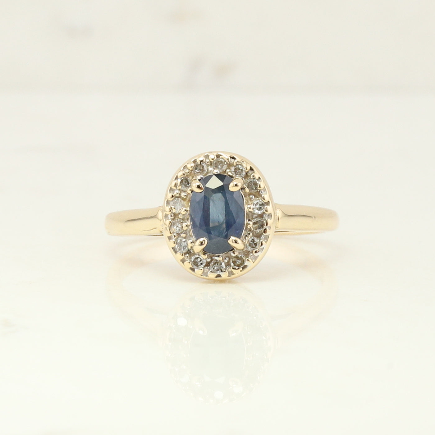 Sapphire and Diamond Ring