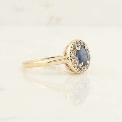 Sapphire and Diamond Ring