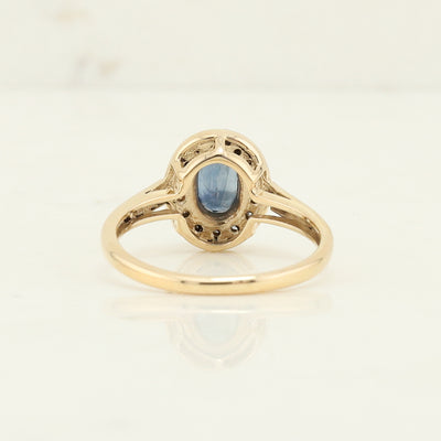Sapphire and Diamond Ring