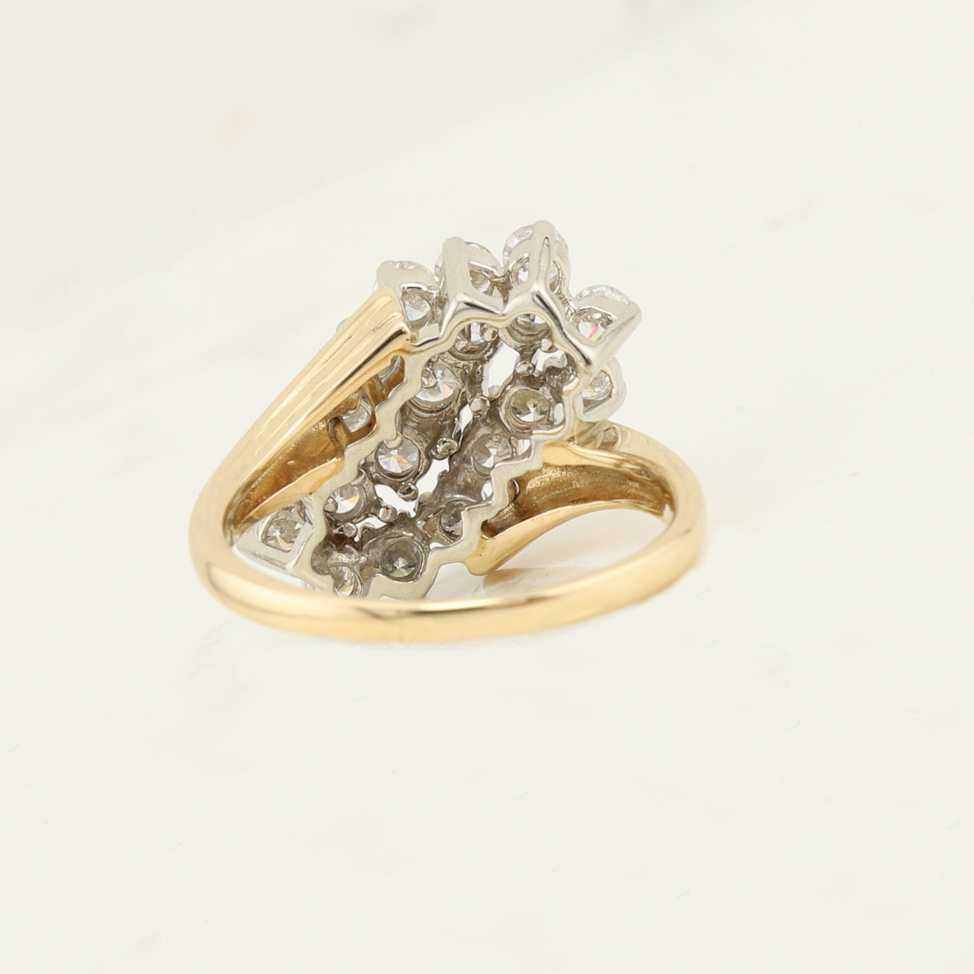 Diamond Cluster Ring
