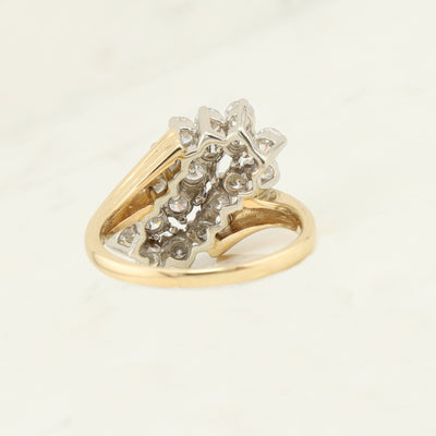 Diamond Cluster Ring