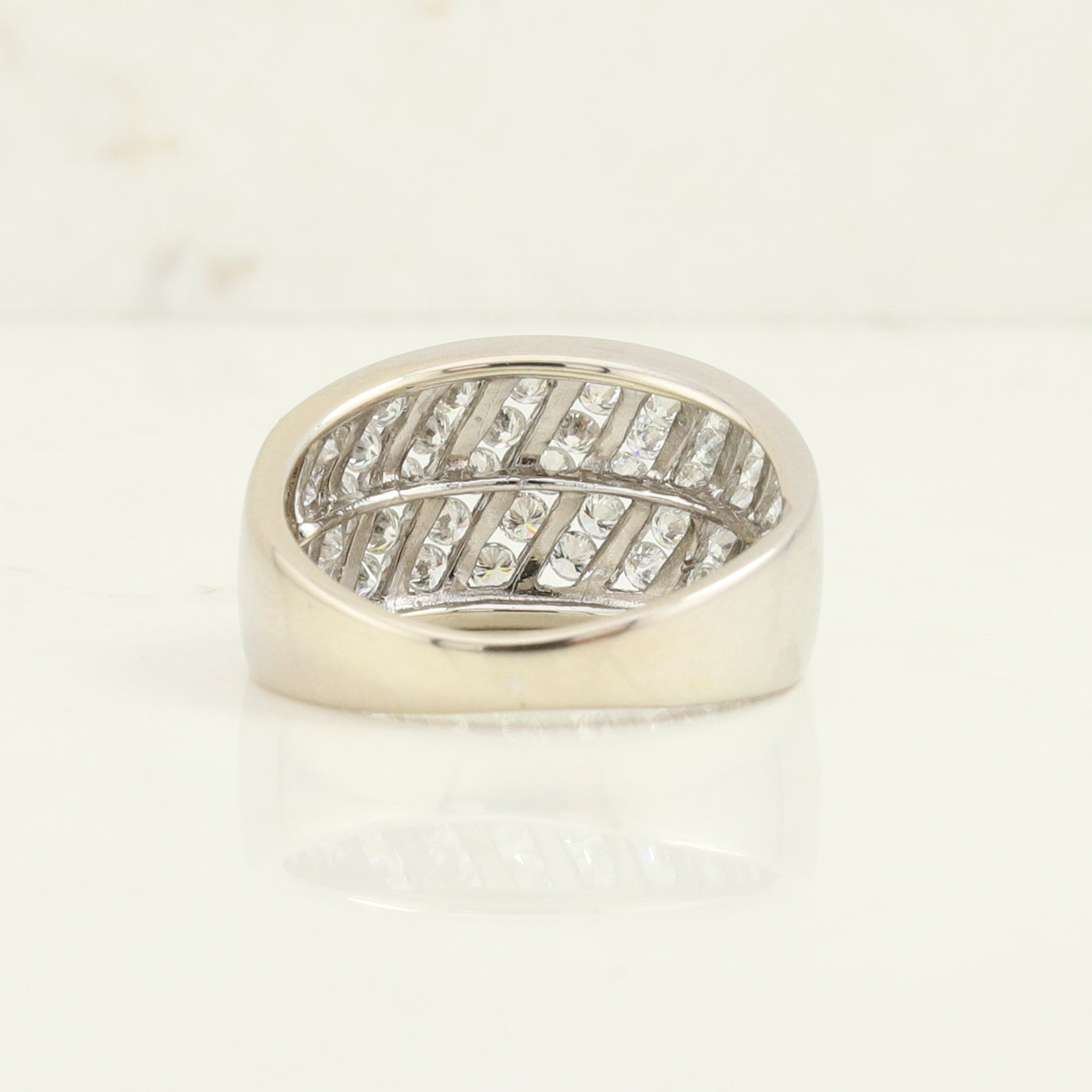 Diamond Column Ring