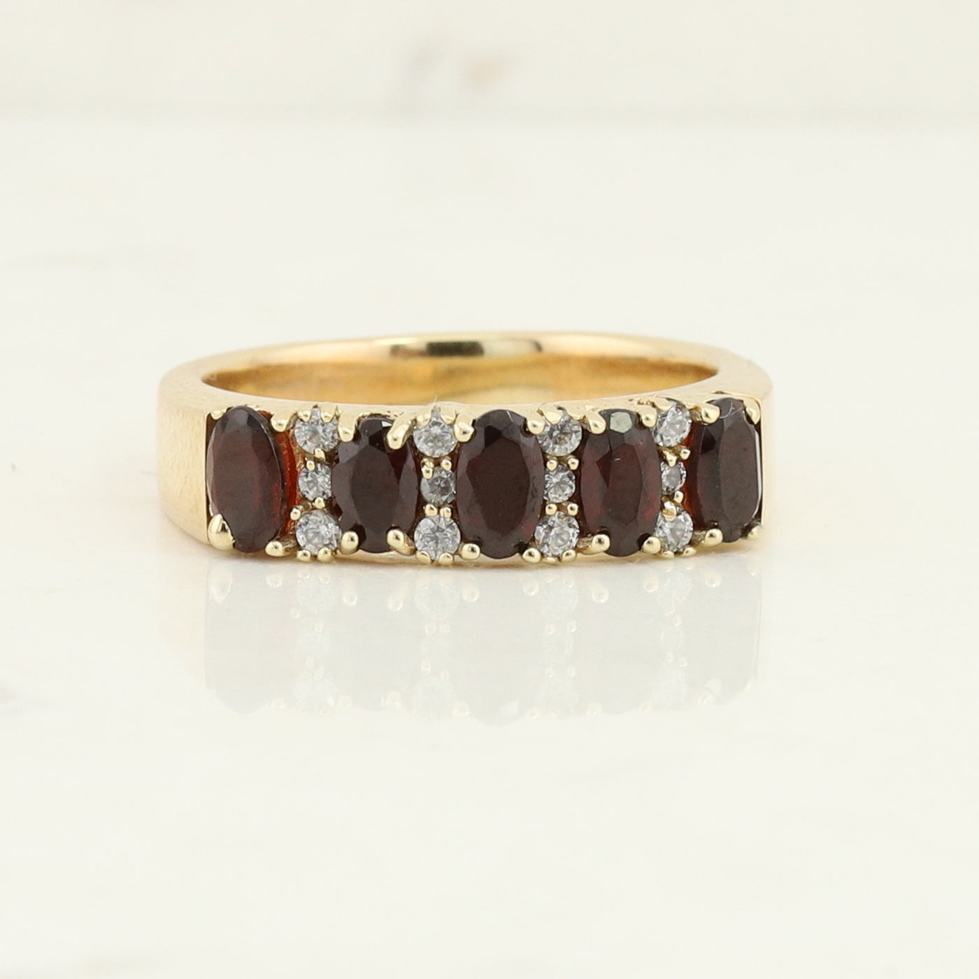 Garnet Marquise Ring