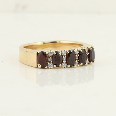 Garnet Marquise Ring