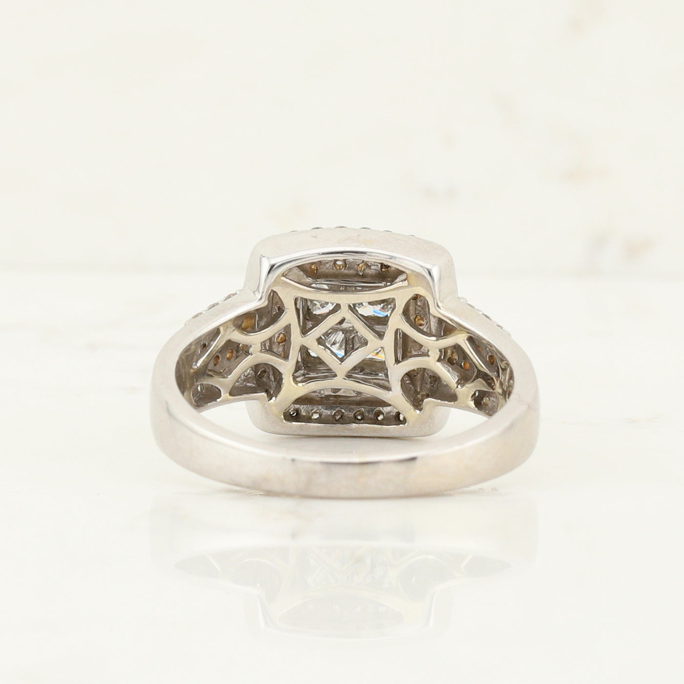 Two Toned Gold Diamond Ring
