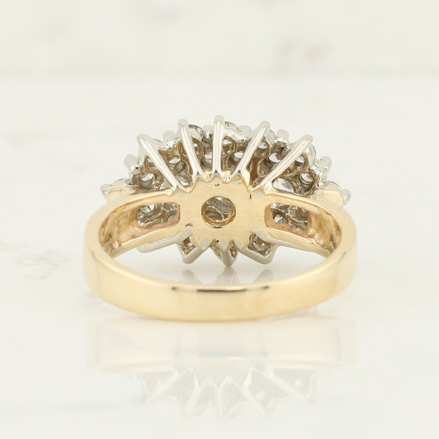 Diamond Cluster Ring