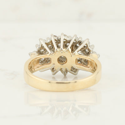 Diamond Cluster Ring