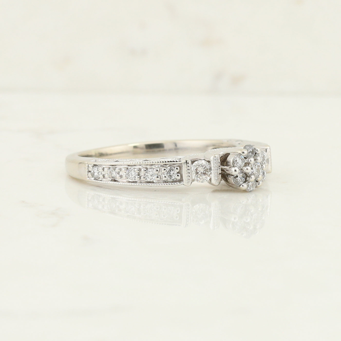 White Gold Engagement Ring