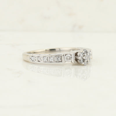 White Gold Engagement Ring