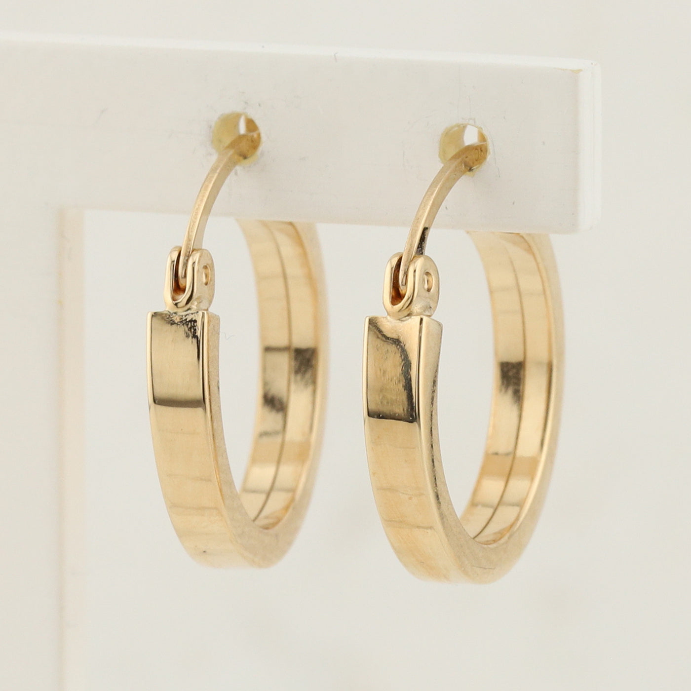 Yellow Gold Hoop
