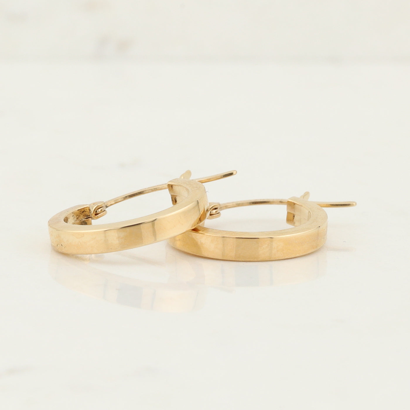 Yellow Gold Hoop