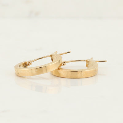 Yellow Gold Hoop