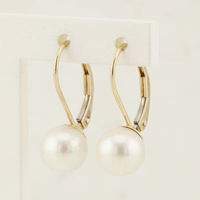 Drop Pearl Earrings