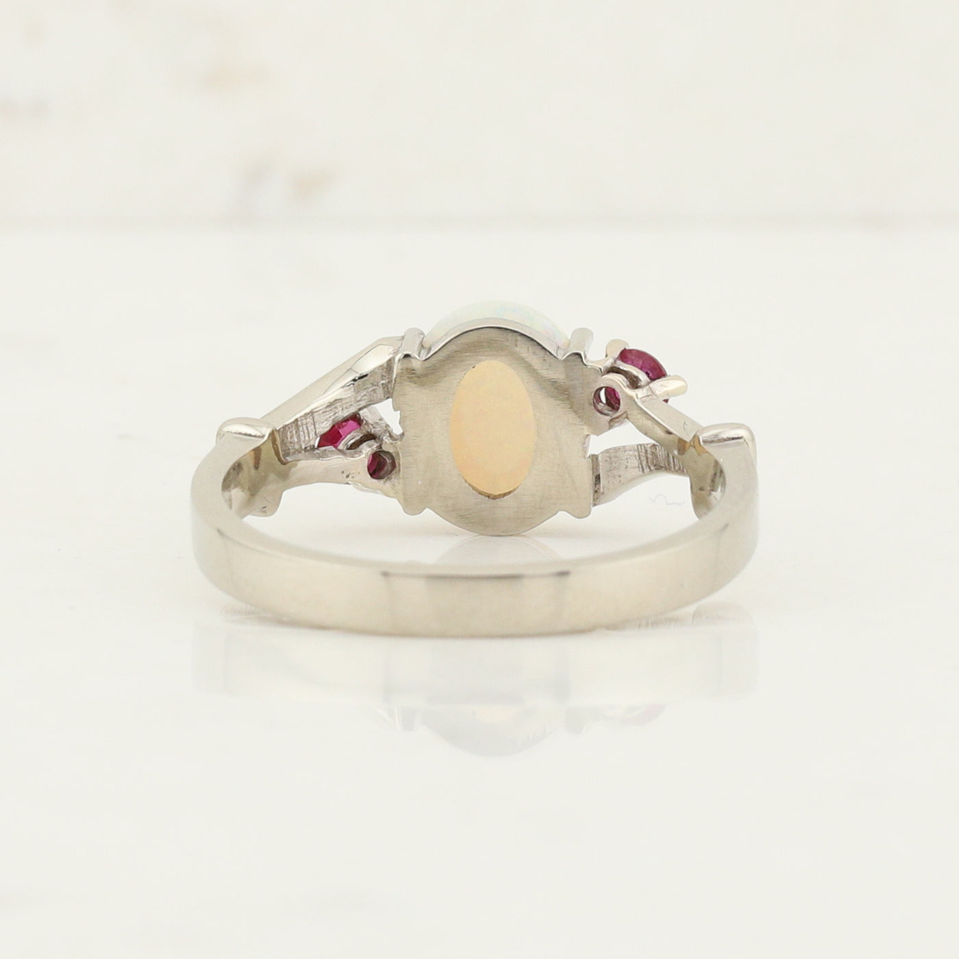 Opal and Ruby Ring