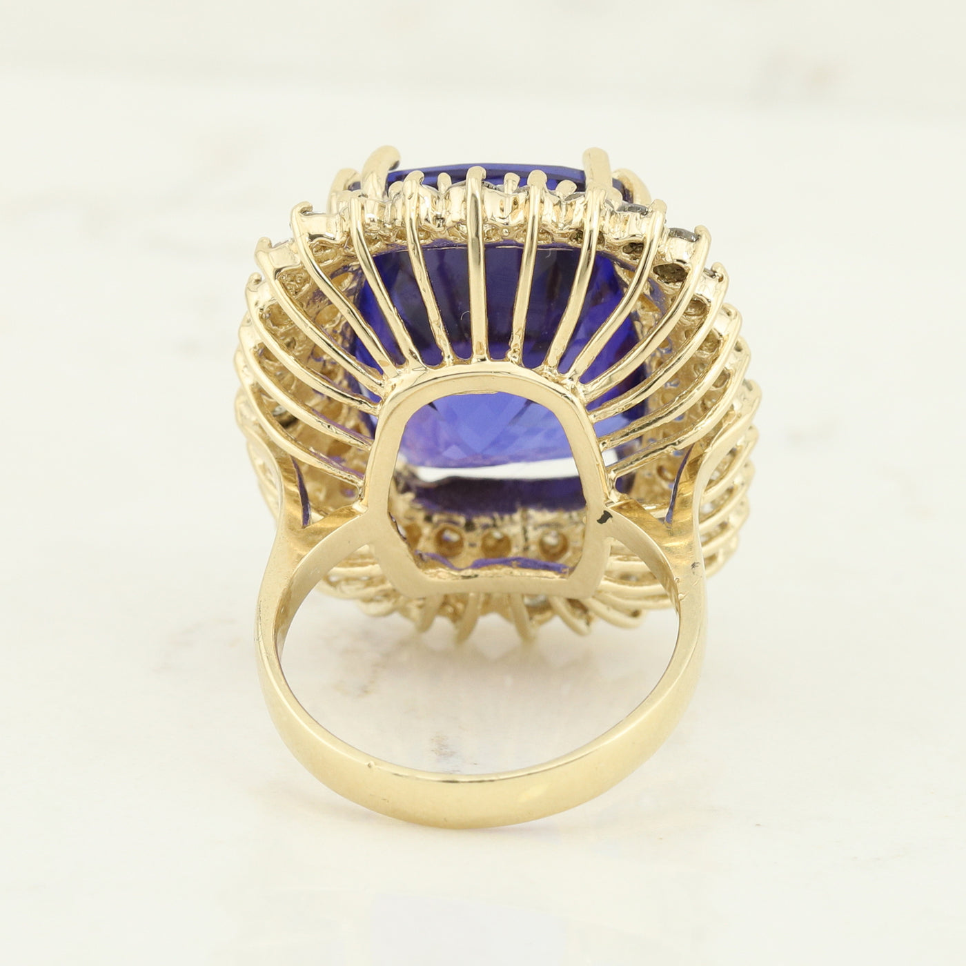 Tanzanite and Diamond Ring