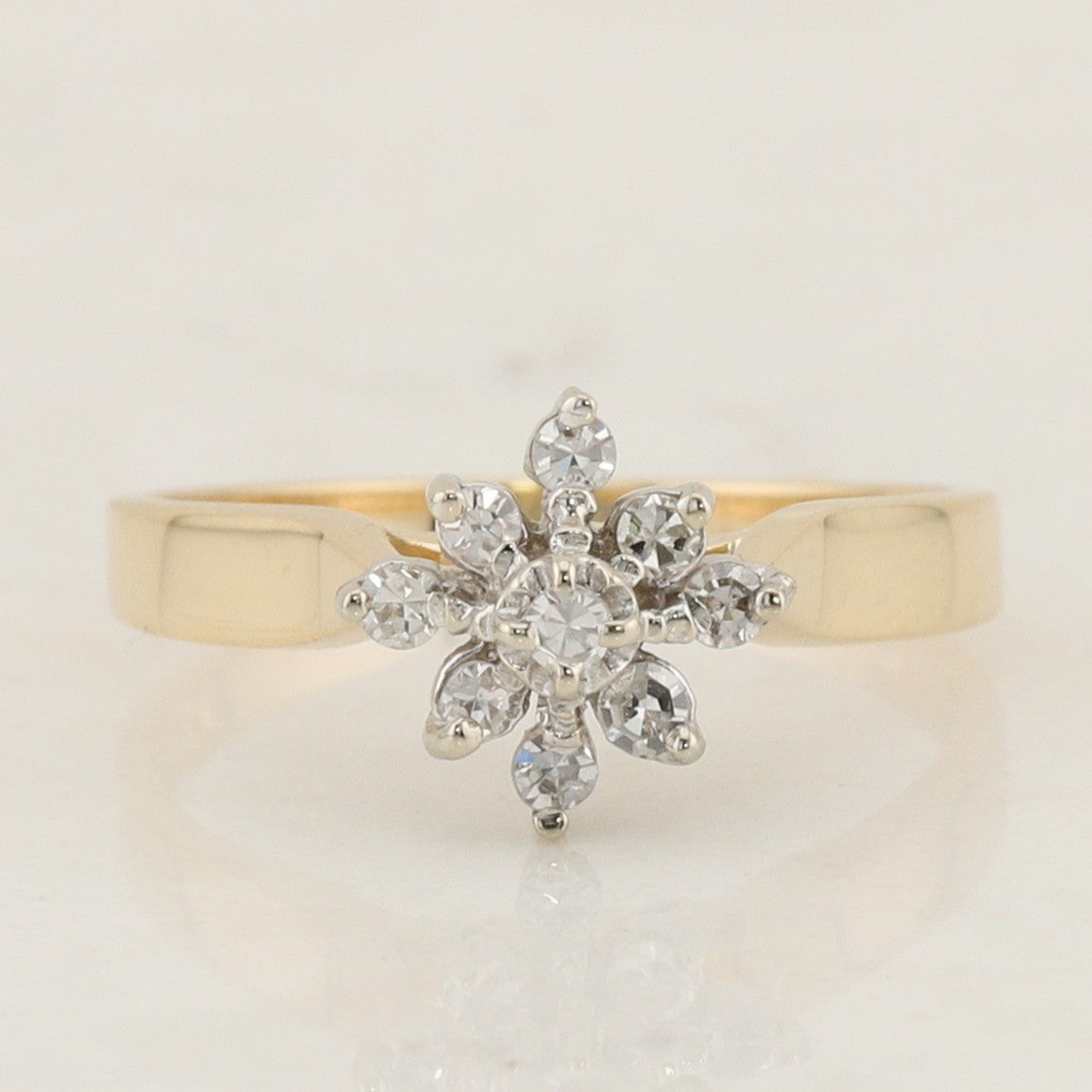 Diamond Cluster Ring
