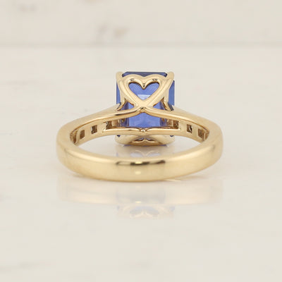 Sapphire and Diamond Ring