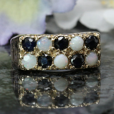 Checkerboard Design Ring