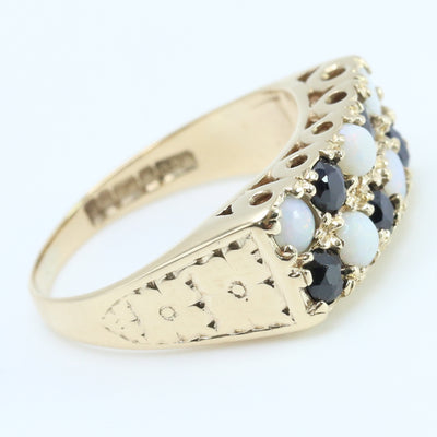 Checkerboard Design Ring