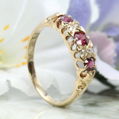 Ruby & Diamond Vintage Ring