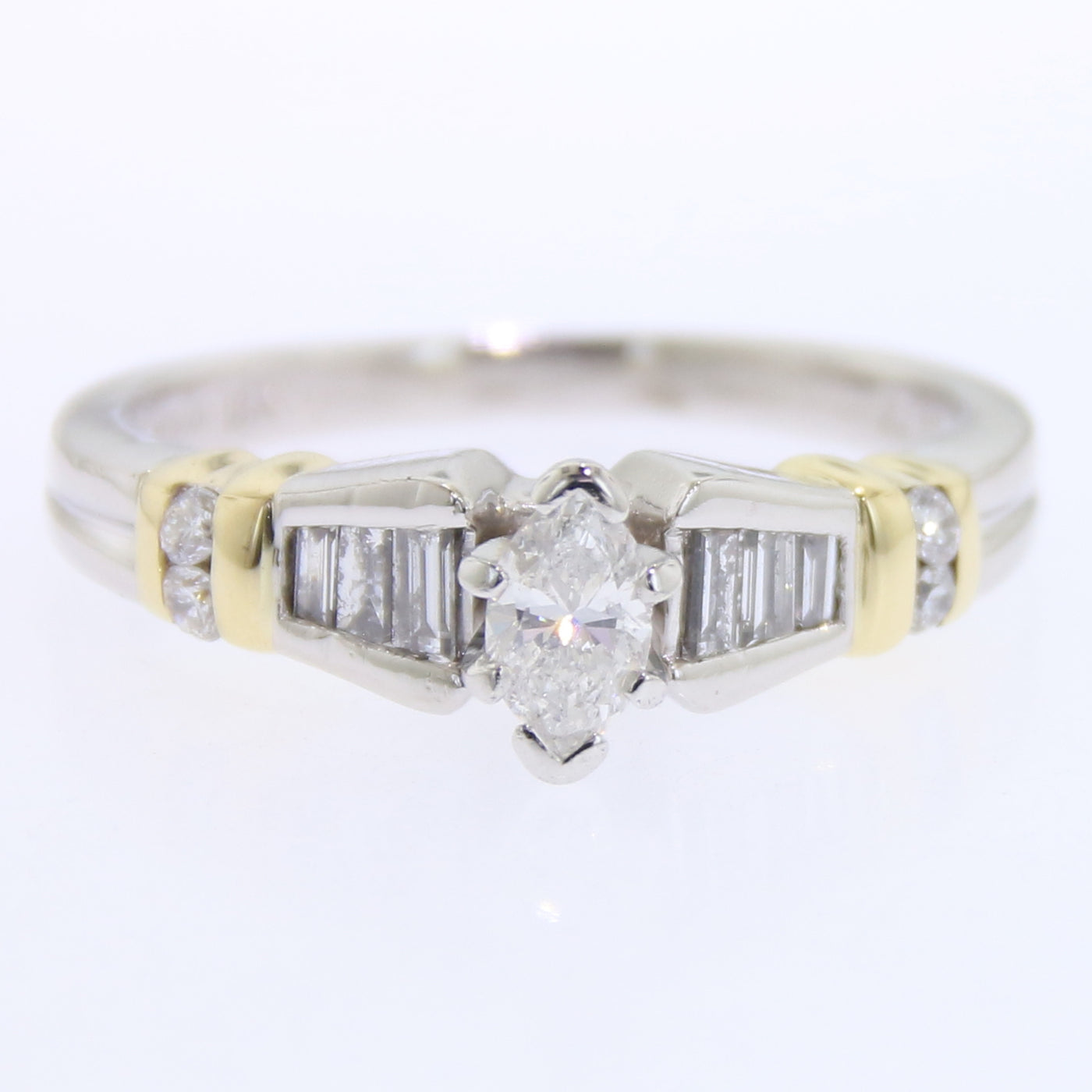Marquise Diamond & Baguette Ring