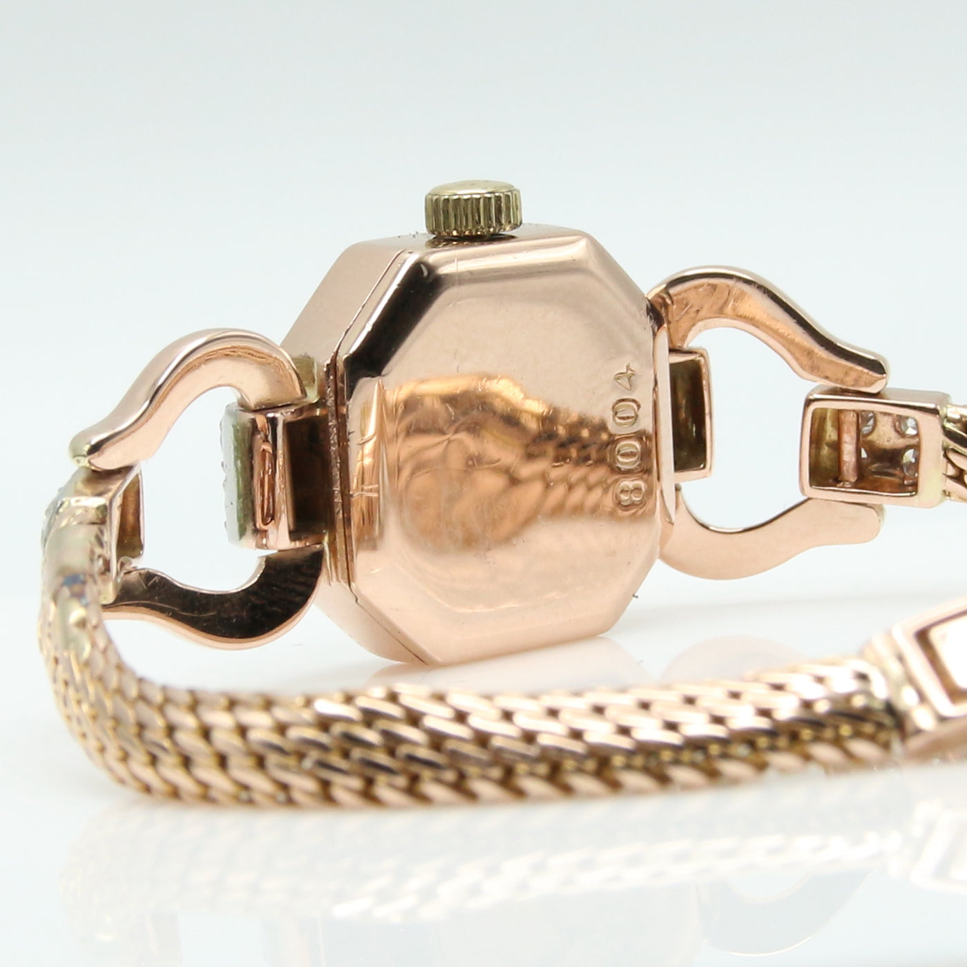 Rose Gold Watch Bracelet
