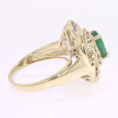 Emerald & Diamond Ring