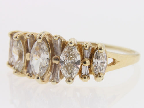Marquise and Baguette Ring