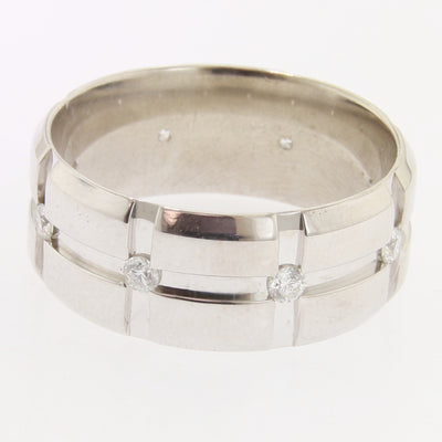 Gents White Gold Diamond Eternity Ring
